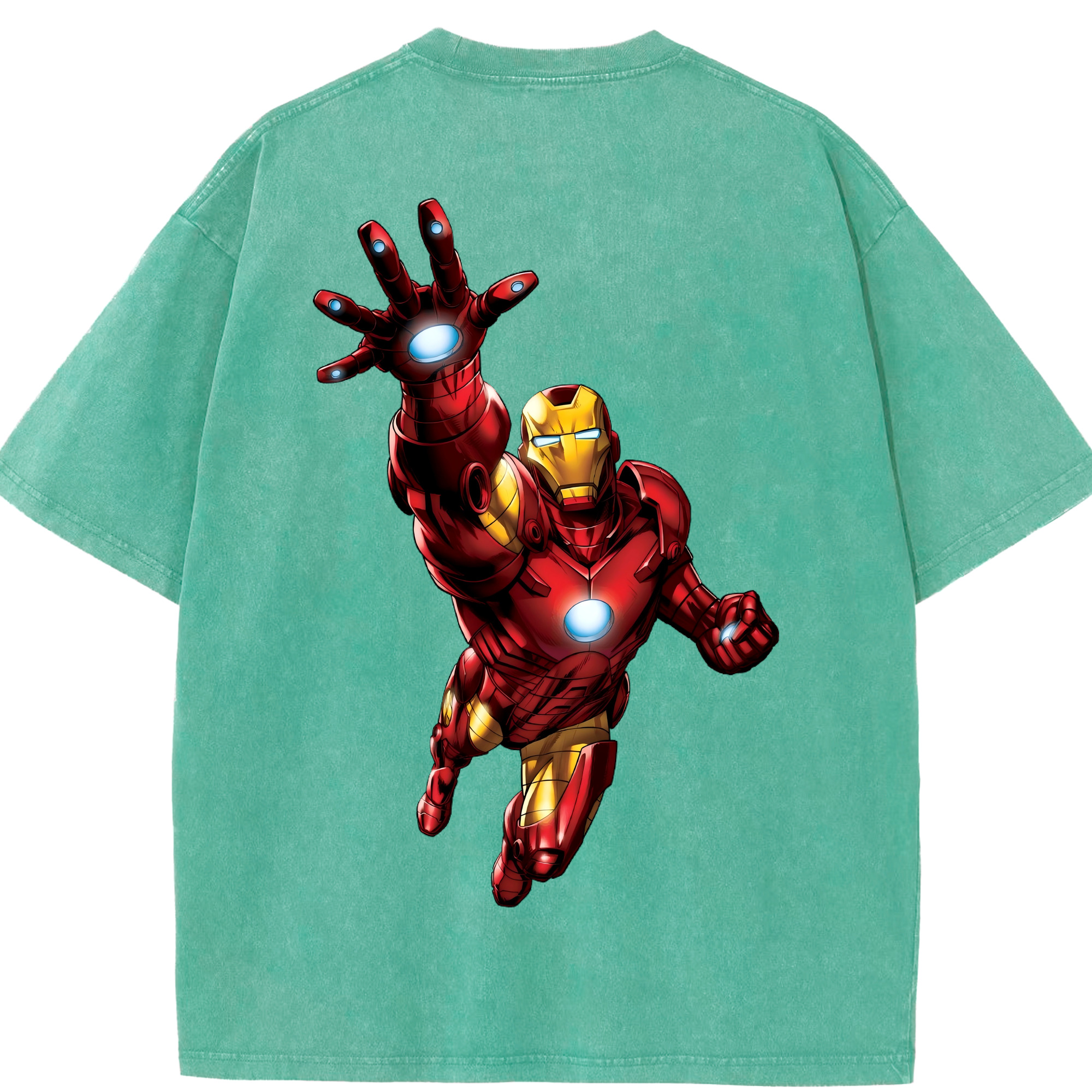 （画像用） アベンジャーズ The Avengers 綿100% ヴィンテージ風 半袖Tシャツ（背面プリント）